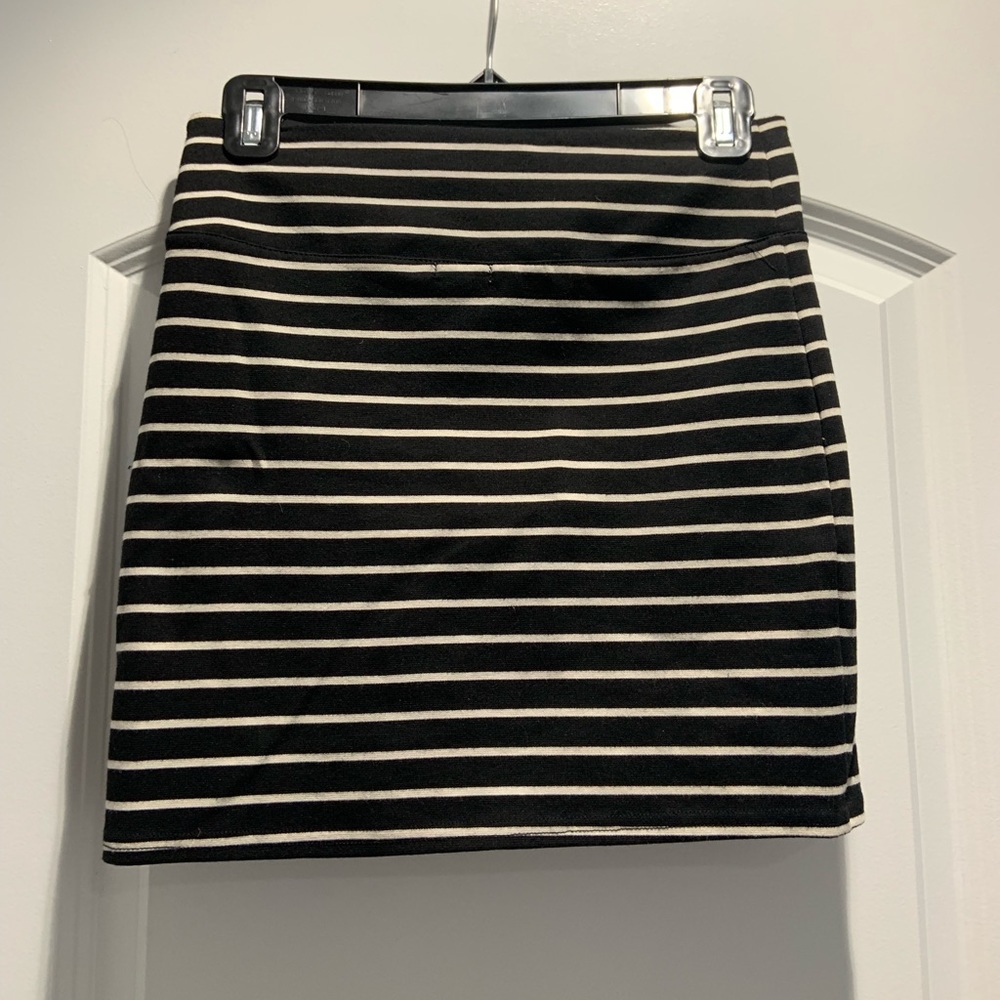 American Eagle Striped Mini Skirt